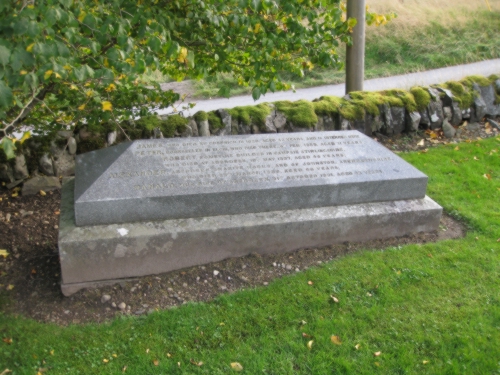Monument to William McDonald of Grennich